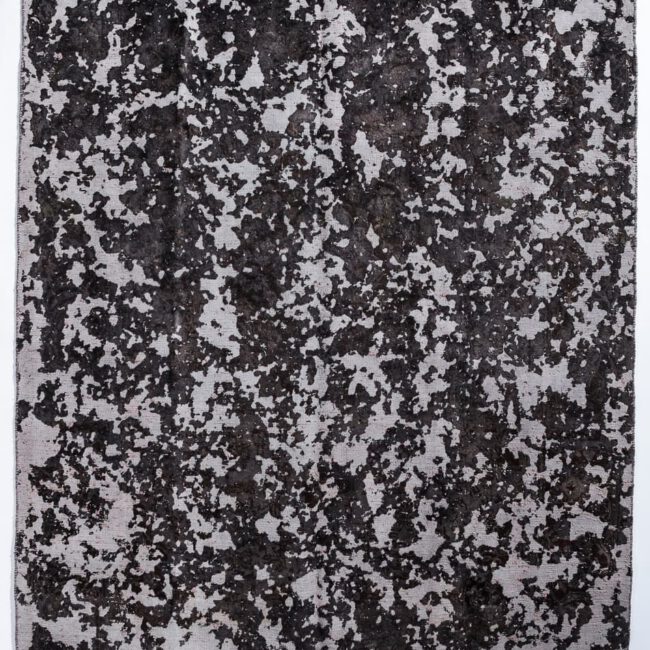schwarz hell lila farbener Persian Art Design Teppich
