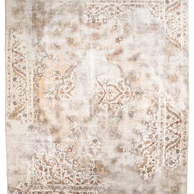 Persian Art Design Teppich mit pastelligem buntem Muster