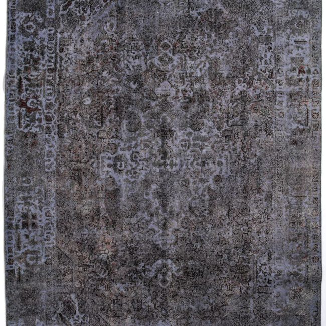 Persian Art Edition Teppich mit blauem Webfaden und dunklem Muster