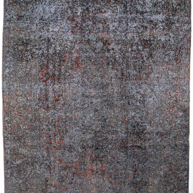Persian Art Edition Teppich mit blau-lila Webfaden und buntem Muster