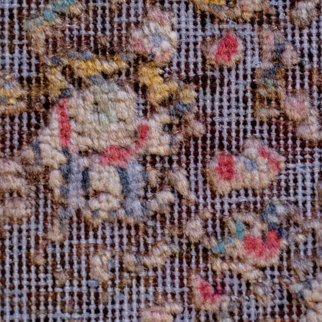 Nahaufnahme eines Persian Art Edition Teppich mit farbigem Muster