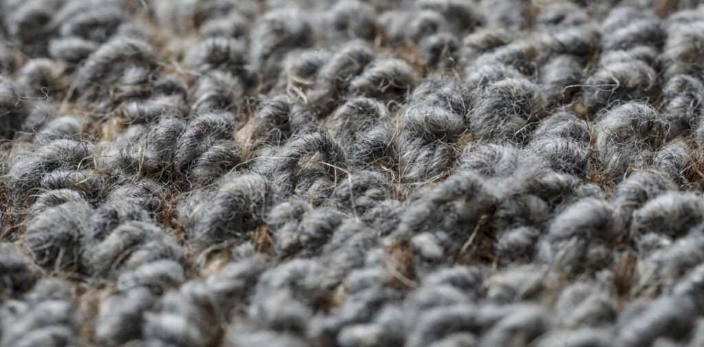 Close up eines BAri Wollteppichs